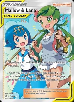 Mallow & Lana card in English