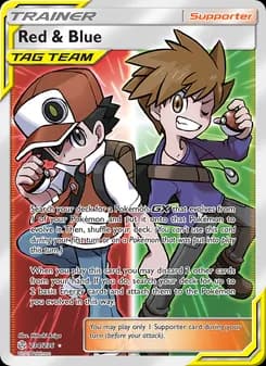Red & Blue card in English