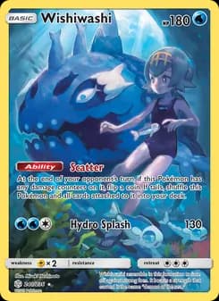 Wishiwashi card in English
