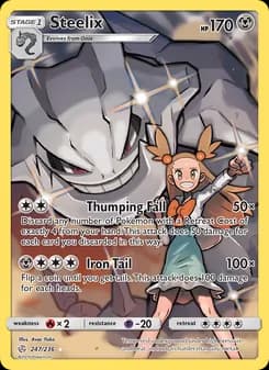 Steelix card in English
