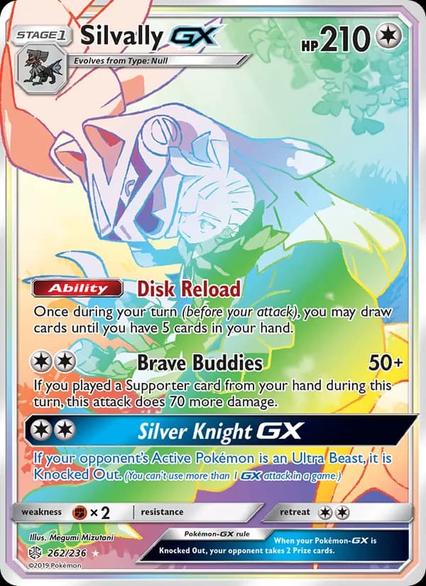 Silvally GX card in English