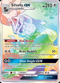 Silvally GX card in English