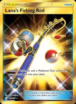 Lana’s Fishing Rod card in English