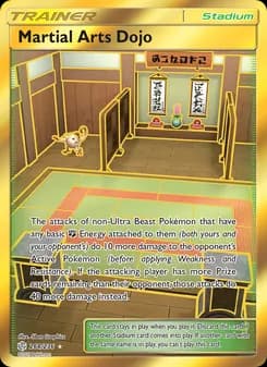 Martial Arts Dojo card in English