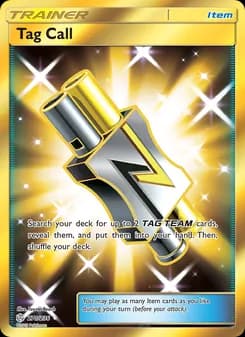 Tag Call card in English