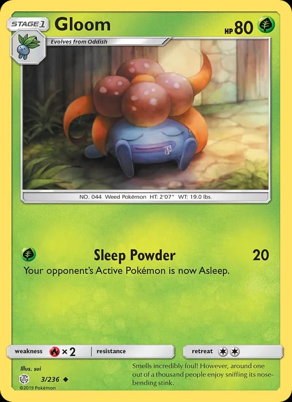 Gloom card in English