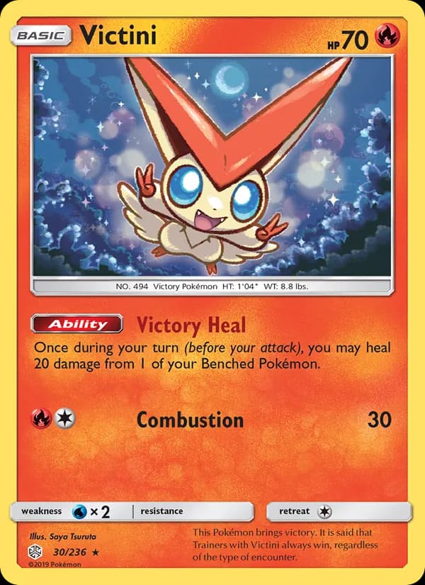 Victini card in English