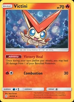 Victini card in English
