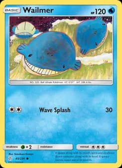 Wailmer card in English