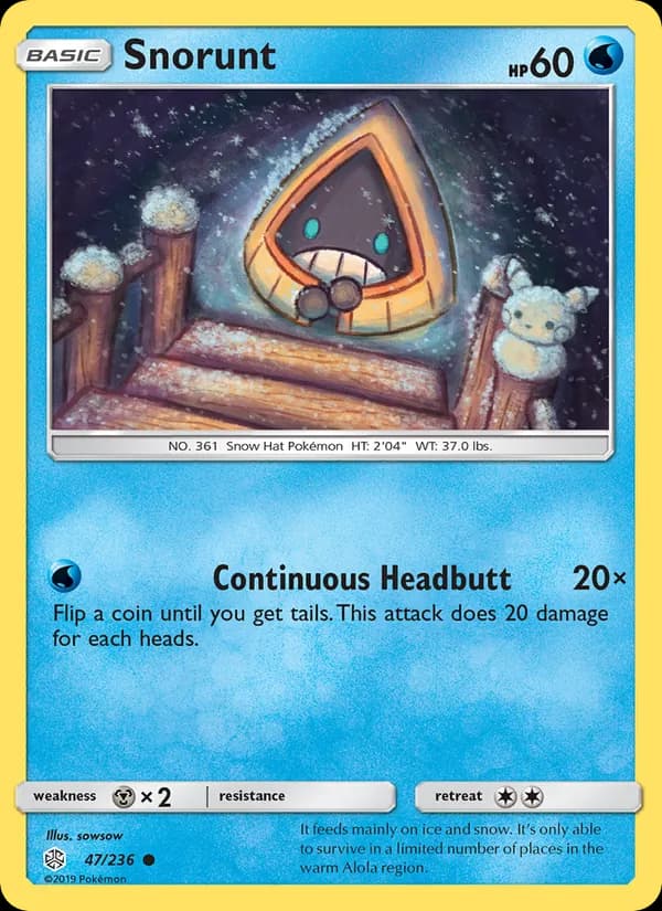 Snorunt card in English