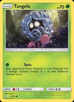 Tangela card in English