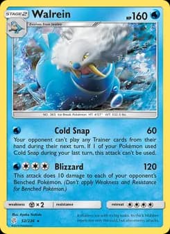 Walrein card in English