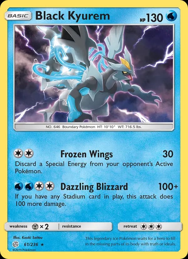 Black Kyurem card in English