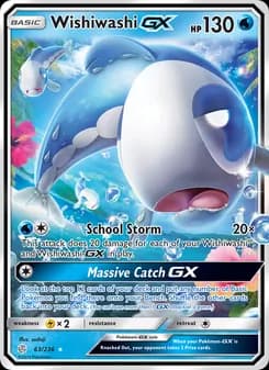 Wishiwashi GX card in English