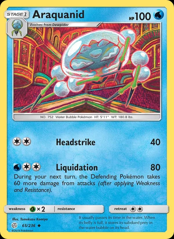 Araquanid card in English
