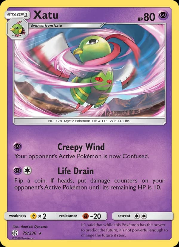 Xatu card in English