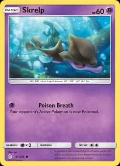 Skrelp card in English