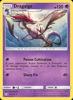 Dragalge card in English