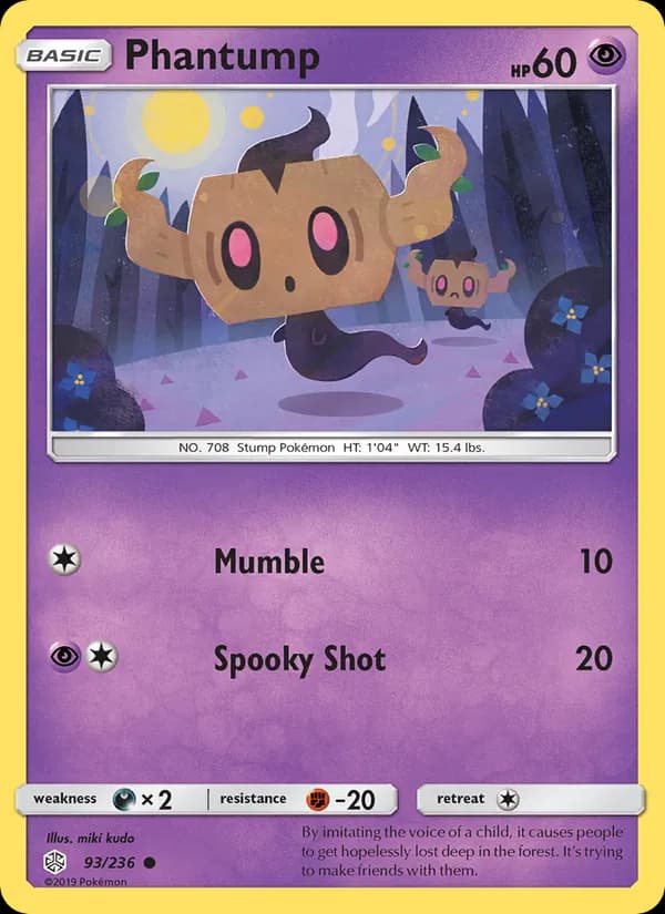 Phantump card in English