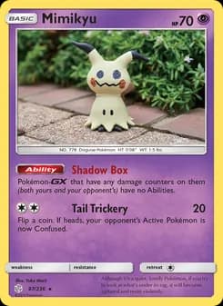 Mimikyu card in English