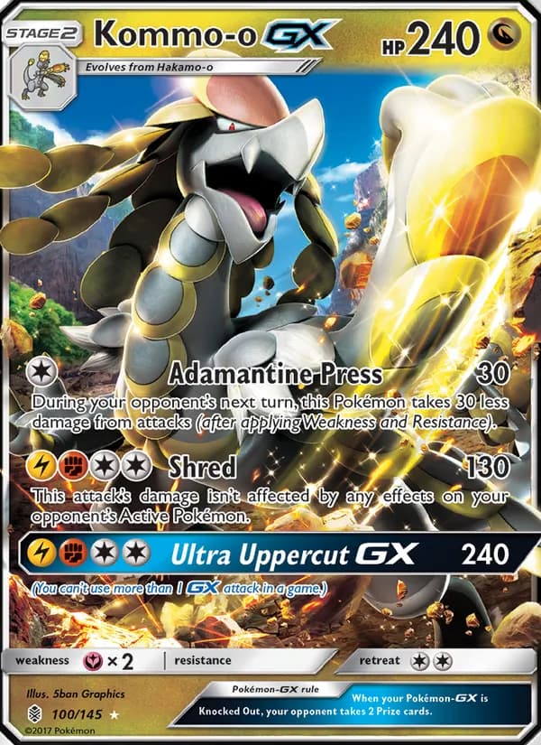 Kommo-o GX card in English