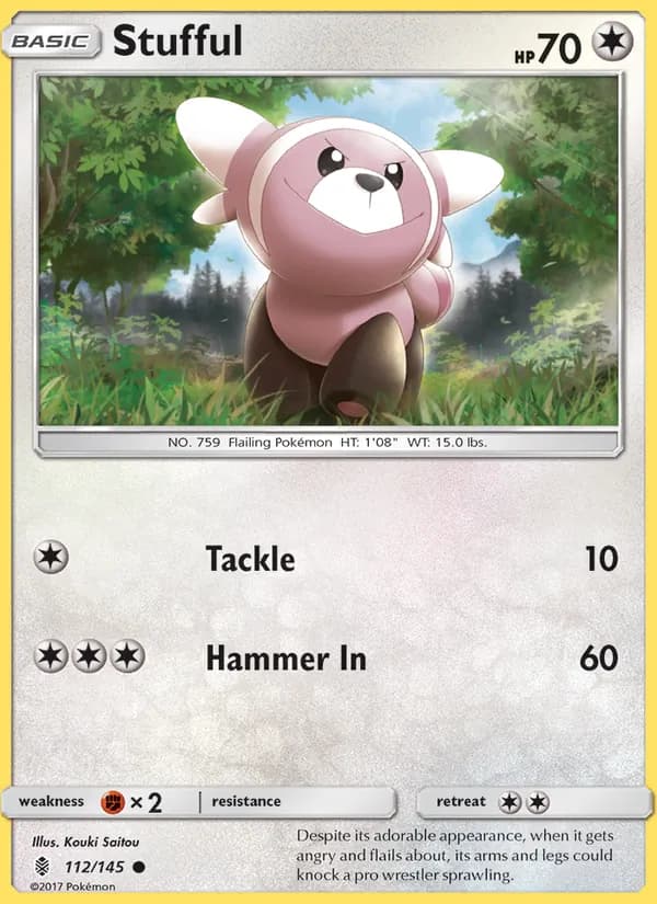 Stufful card in English