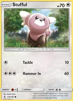Stufful card in English