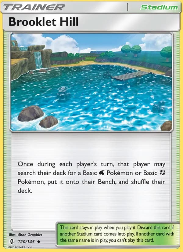 Brooklet Hill card in English