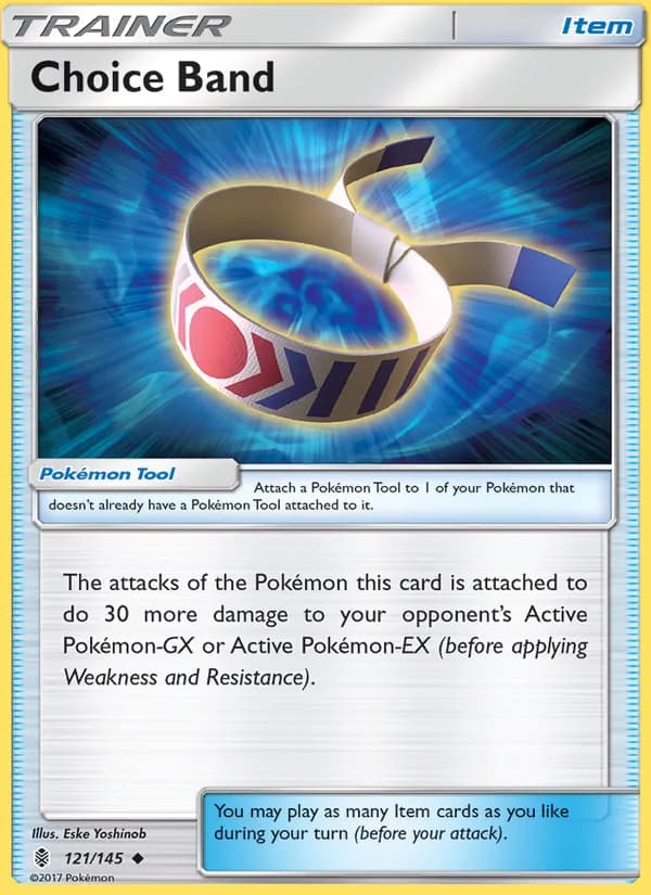 Choice Band card in English