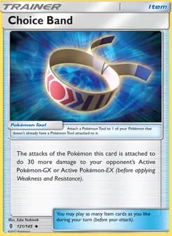 Choice Band card in English