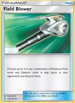 Field Blower card in English