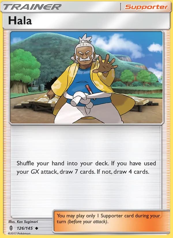 Hala card in English