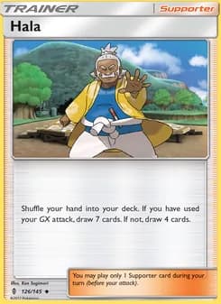 Hala card in English