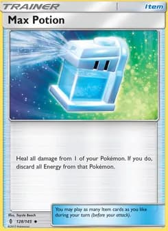 Max Potion card in English
