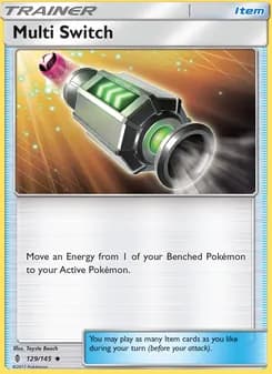 Multi Switch card in English