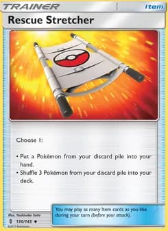 Rescue Stretcher card in English
