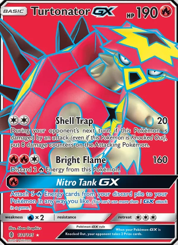 Turtonator GX card in English