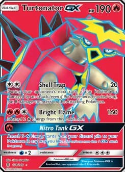 Turtonator GX card in English