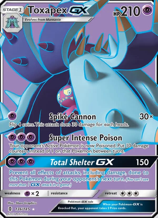 Toxapex GX card in English