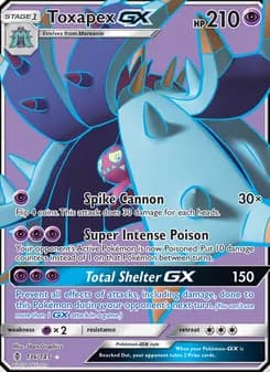 Toxapex GX card in English