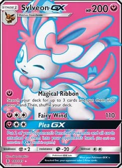 Sylveon GX card in English