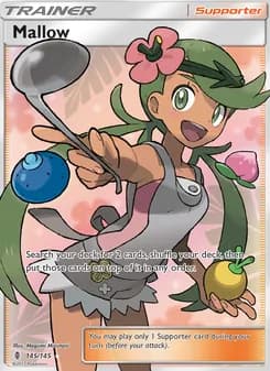 Mallow card in English