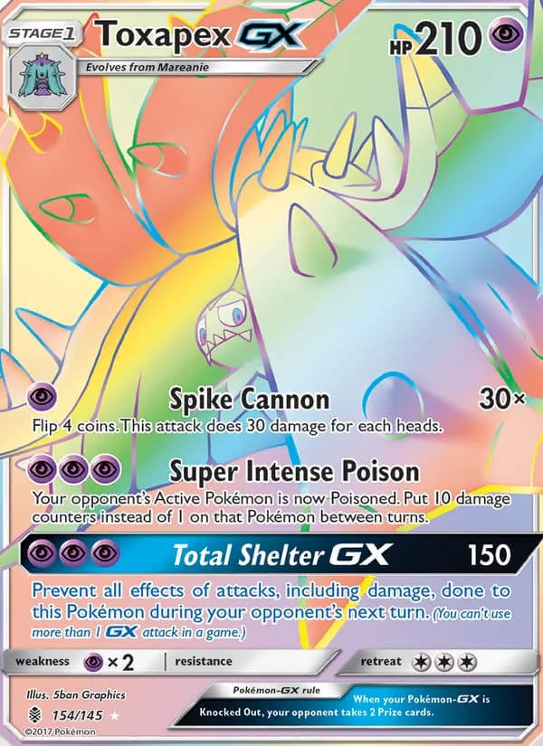 Toxapex GX card in English