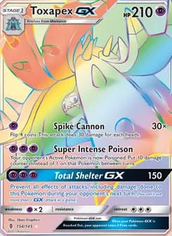 Toxapex GX card in English