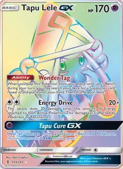 Tapu Lele GX card in English