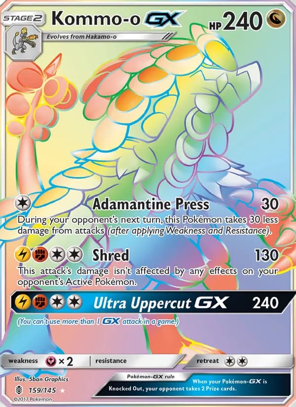 Kommo-o GX card in English