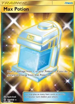 Max Potion card in English
