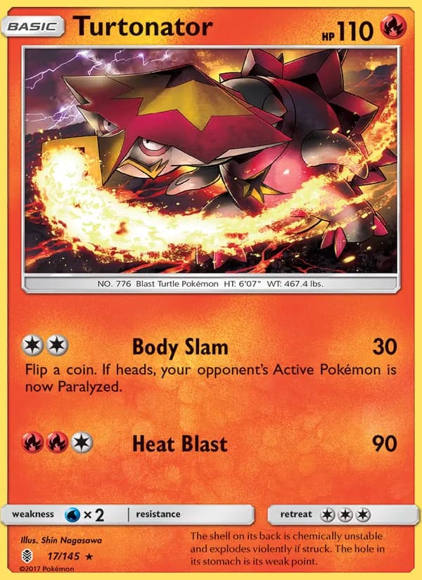 Turtonator card in English