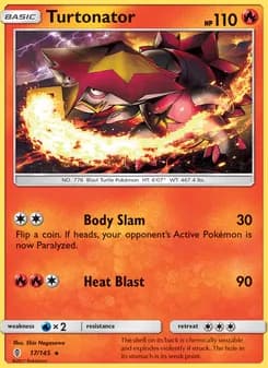 Turtonator card in English
