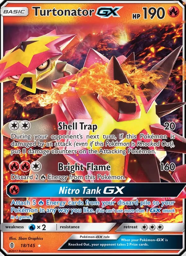 Turtonator GX card in English